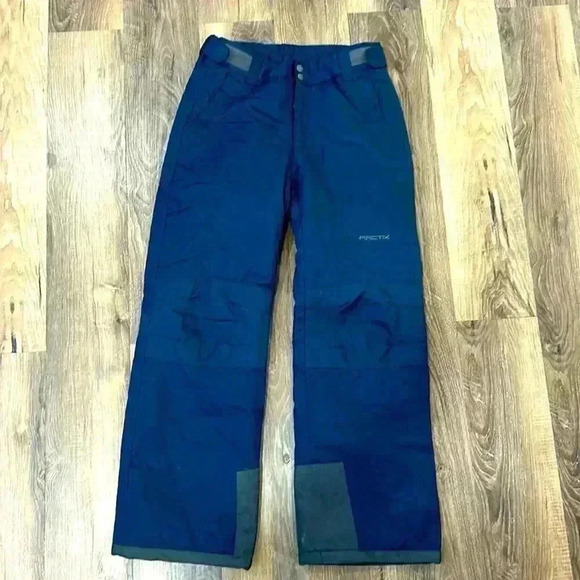 ARCTIX Youth Navy/Gray Ski Snow Pants Size Large button with adjustable waist - Picture 1 of 11